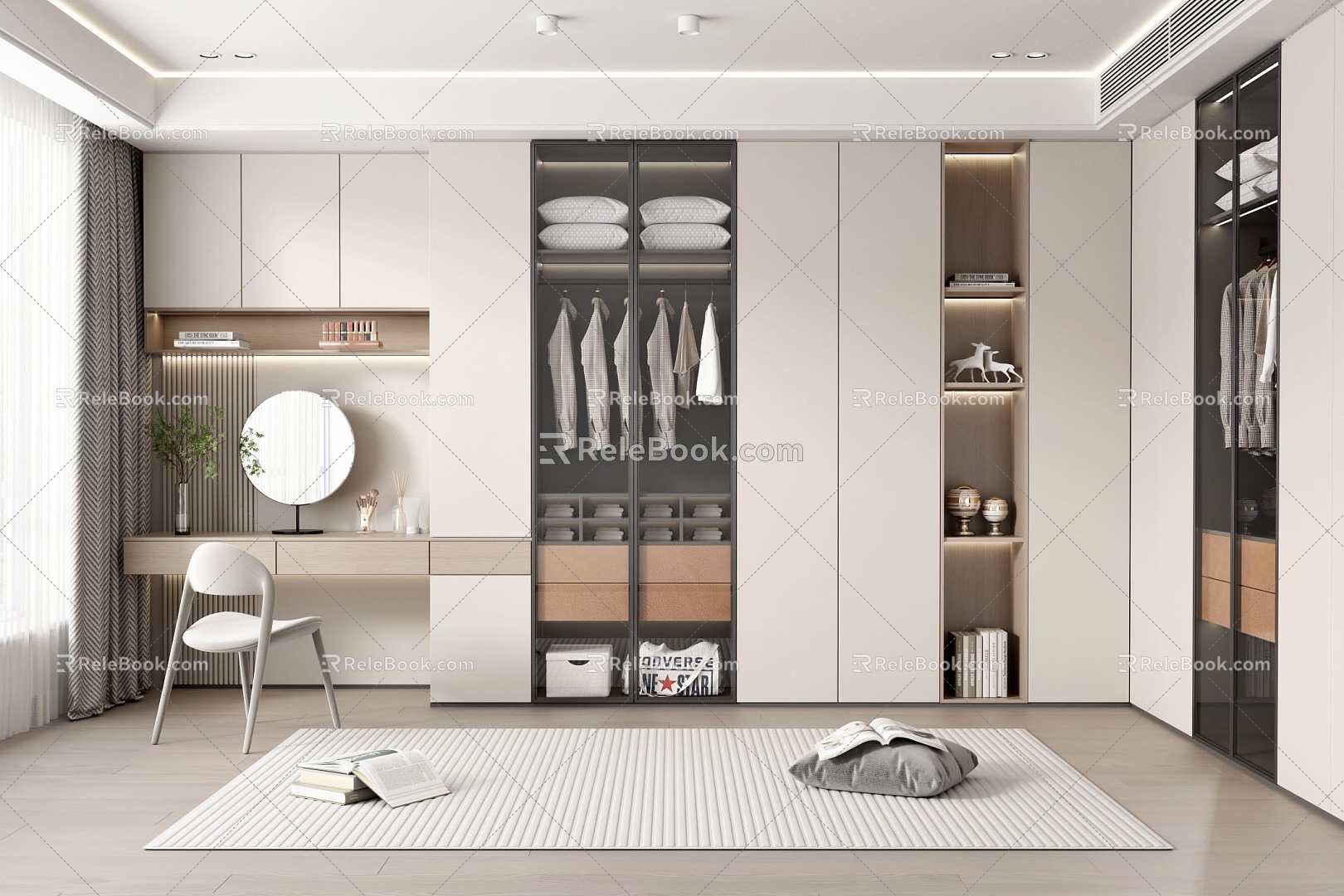 Modern Cloakroom 3d model