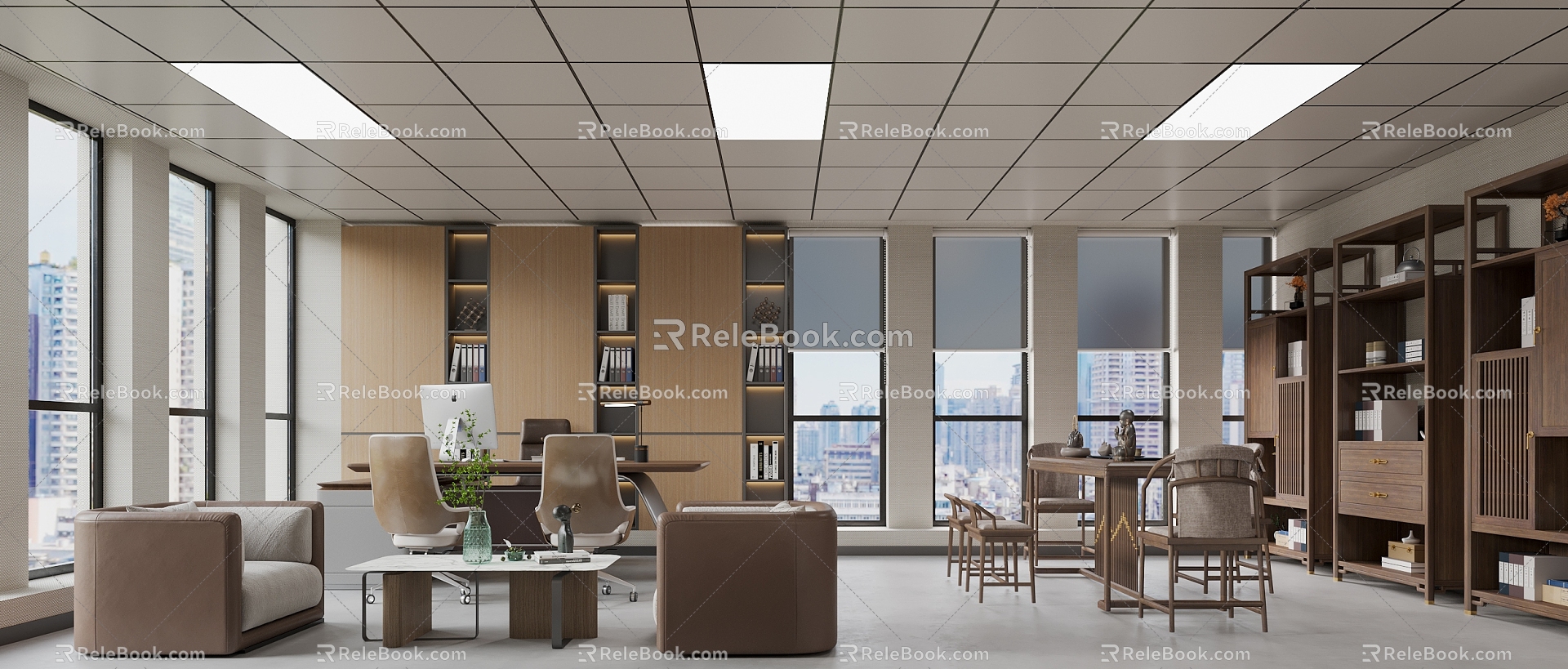 General Manager Office 3d model