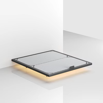 Modern Mattress Grid Support Structure With Breathable Surface And Stable Metal Frame 3d model