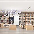 Modern Bookstore 3d model