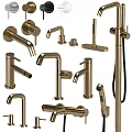Various Styles Of Brass Faucets For Home Kitchen And Bathroom Designs