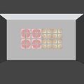mosaic tile small mosaic tile mosaic tile traditional pattern seamless wall decoration 3d model