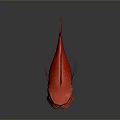 Fierce Red Fish With Purple Orange Fins And Yellow Eyes 3D Render On Dark Background