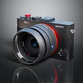 Modern Camera SLR Camera Card Machine 3d model