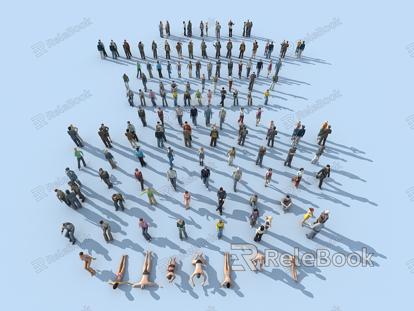 Modern multiplayer crowd multiplayer model