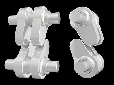 High Quality Stainless Steel Hardware Tools Chain Links For Industrial Machinery Applications 3d model