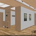 Modern Living Dining Room Interior With Wooden Floor Sofa Coffee Table And TV Cabinet