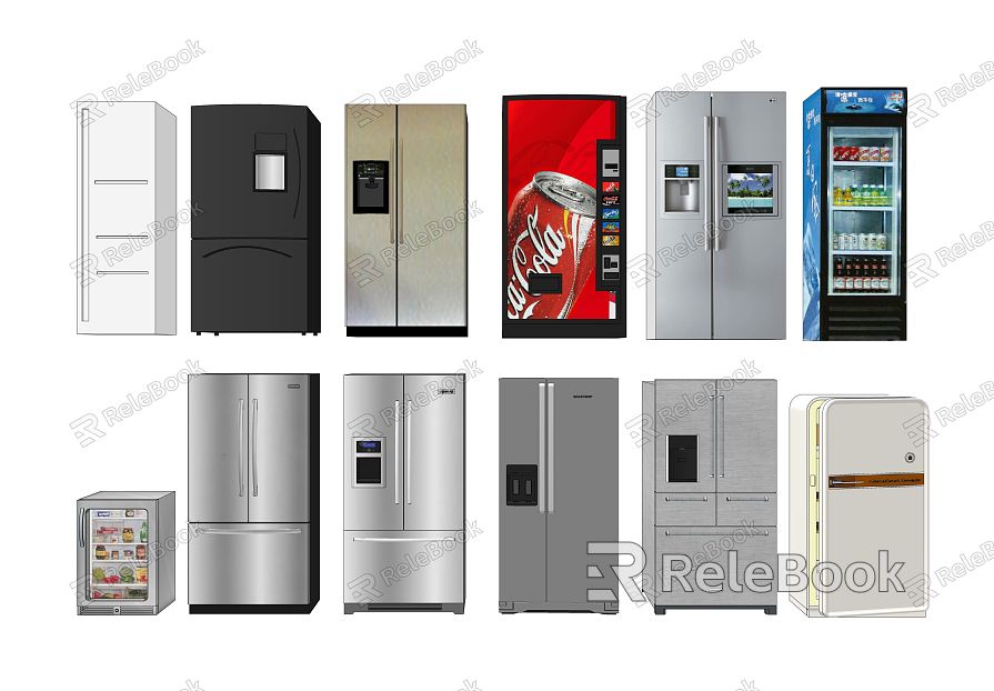 Modern Refrigerator Freezer Beverage Refrigerator model