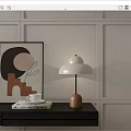 Modern table lamp 3d model