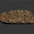 Natural Brown Porous Stone With Unique Hole Texture For Decorative Use