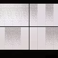 White Decorative Panels With Artistic Dot Texture Arrangement For Modern Interior 3d model