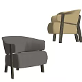 Modern single sofa 3d model