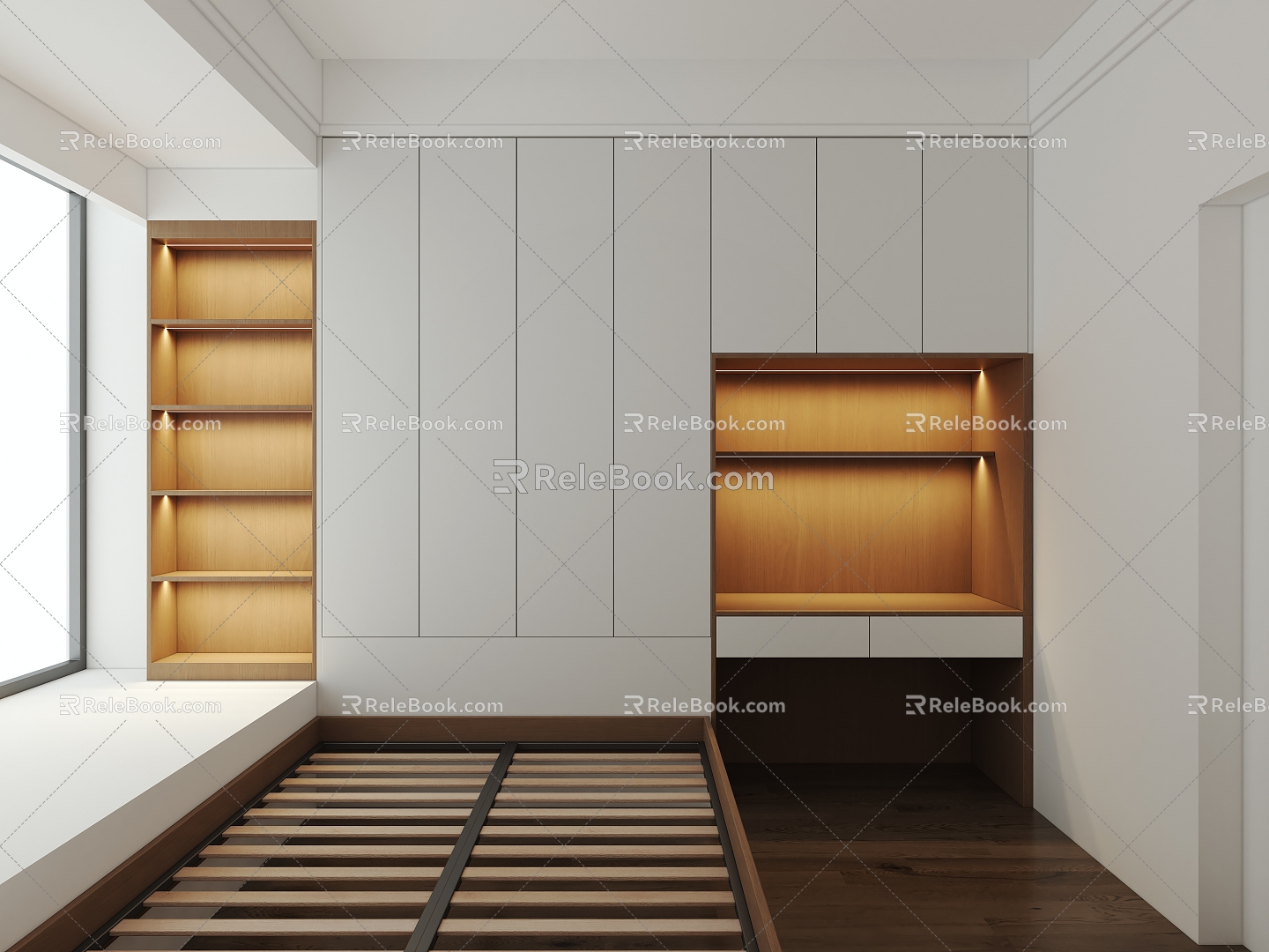 Children's Room Wardrobe 3d model