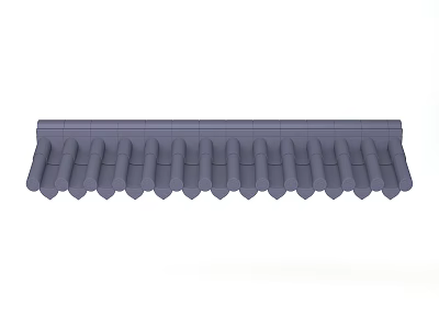 New Chinese Eaves Antique Eaves 3d model