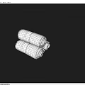 High Quality Soft White Towels Rolled Up And Stacked Neatly