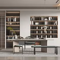 New Chinese Style Study 3d model