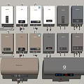 Contemporary Household Electric Water Heaters With Various Styles And Color Options