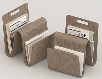 Book Ornaments Newspaper Ornaments 3d model