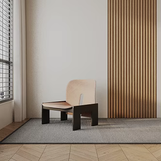 modern leisure chair 3d model