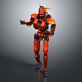 Modern Robot Super Can Check and Send Mecha Warrior Machine Armor Mechanical Armor 3d model