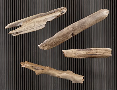 Modern Wood Ornaments Wood Log 3d model