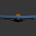 Shield As Defensive Weapon With Wooden Center Blue Border And Golden Star