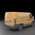 van truck van car bus 3d model