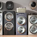 Modern Washing Machines With Different Stylish Design Styles For Home Interior