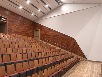 Modern Conference Room Report Hall Large Conference Room 3d model