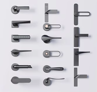 Modern Door Handle 3d model