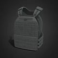 Tactical Vest With Modular Pockets And Adjustable Straps For Outdoor Use 3d model