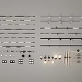 Various Styles Downlights and Spotlights With Installation Accessories and Bulb Options for Home Lighting