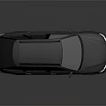 Modern Black Sedan 3D Render With Silver Wheels And Glossy Exterior Design