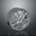 High Quality Automotive Alloy Car Wheel With Modern Spoke Design And Chrome Finish
