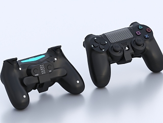 Game console gamepad controller handle 3d model