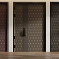 Modern Security Doors With Steel Construction And Advanced Lock System For Home Entrance