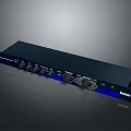 Professional Behringer Electronic Audio Processor With Control Knobs And Blue LED Indicators