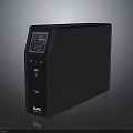 APC Black Uninterruptible Power Supply With Digital Display Showing 50 Status
