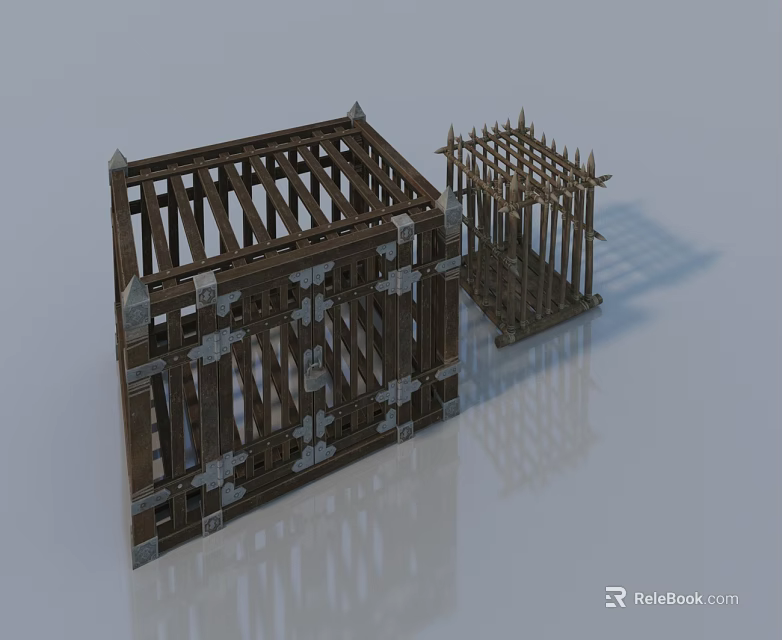 Modern Wooden Frame Sofa And Coffee Table Set With Metal Connectors Minimalist Design 3d model 