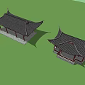 Chinese Style Pavilion Ancient Building Pavilion 3d model
