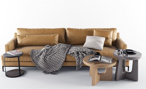 modern double sofa 3d model