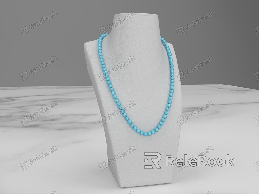 Necklace Clothing Accessories Chain Pendant Decorations Jewelry model