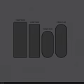 Modern Rectangular Oval Black Frame Mirrors In 1600x600 1500x500 1500x530 1200x530 Sizes