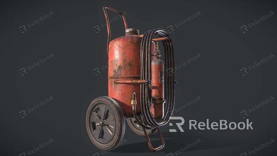 Modern fire extinguisher model