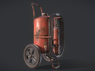 Modern fire extinguisher model