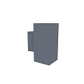 Wall Mounted Gray Outdoor Light With Modern Design And Durable Exterior Fixture