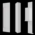 Modern Wall Sconces With Sleek Metal Frame And White Linen Shade For Interior Decor