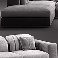 Modern Multiplayer Sofa 3d model