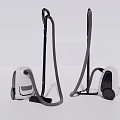 Modern Upright Vacuum Cleaners With White And Black Design For Home Use
