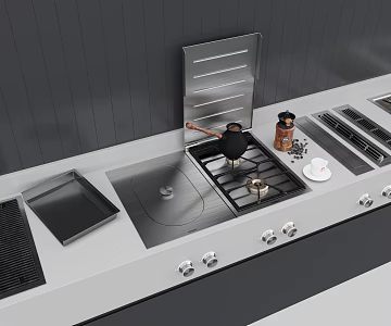 Modern Kitchen Supplies Portfolio 3d model